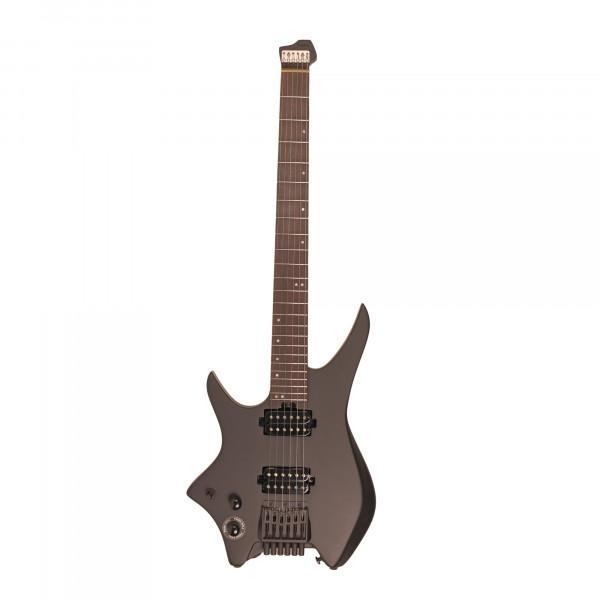 HEX N400L S BK BLACK LEFT HANDED - STAINLESS STEEL FRETS