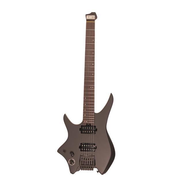 HEX N400L S BK BLACK LEFT HANDED - STAINLESS STEEL FRETS 1